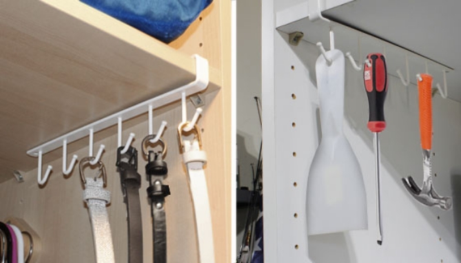 Picture 3 of Multi-use Under The Shelf Holder For Coffee Mugs and More