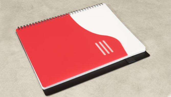 Picture 3 of Big Wave Spiral Notebook Set 5-PK
