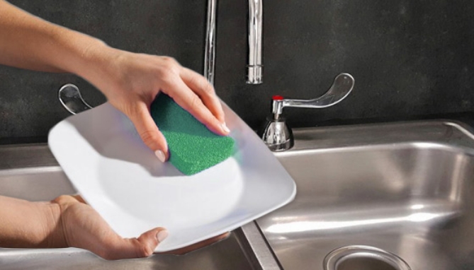 Picture 3 of 3-Pack of Odor Resistant Silicone Scrubbing Sponges