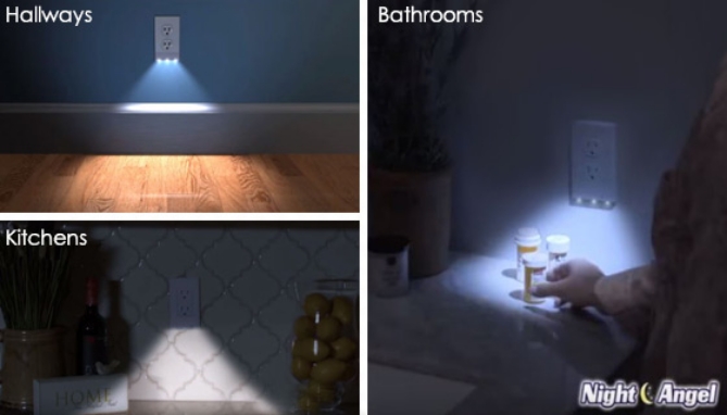 Picture 5 of Night Angel Wall-Outlet Night Light 3pk