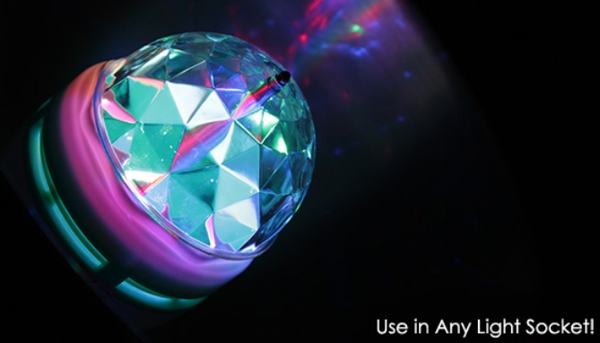 Picture 7 of LED Rotating Multi-Colored Lamp Bulb