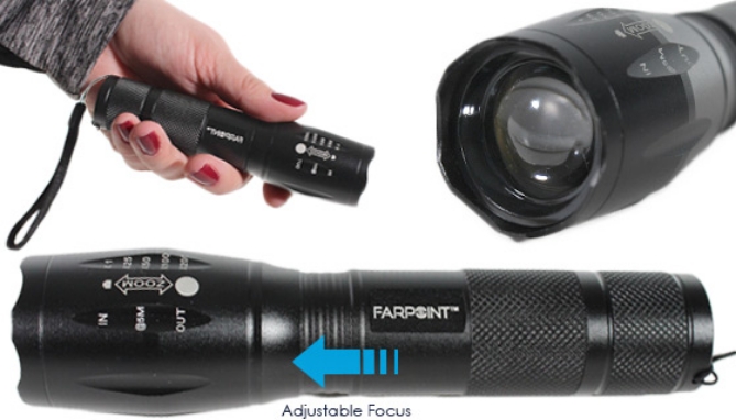 The Farpoint Tactical Flashlight is everything you would ever want in a flashlight, and with this deal, you get 2 of them! The Farpoint Tactical Flashlight is everything you would ever want in a flashlight, and with this deal, you get 2 of them!