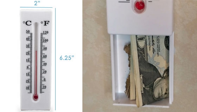 Picture 4 of Hidden Safe with Real Working Thermometer
