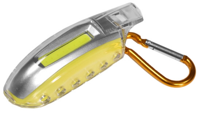 Picture 4 of Pathfinder Keychain Security Whistle & COB Light