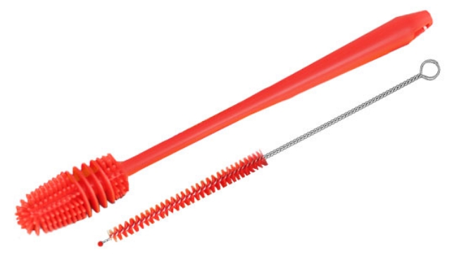 Picture 6 of Silicone Bottle Brush Cleaner Set with Straw Cleaner