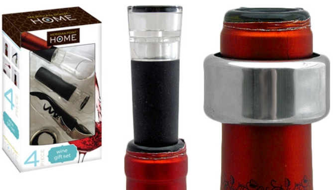 Picture 5 of 4 Pc Wine Gift Set
