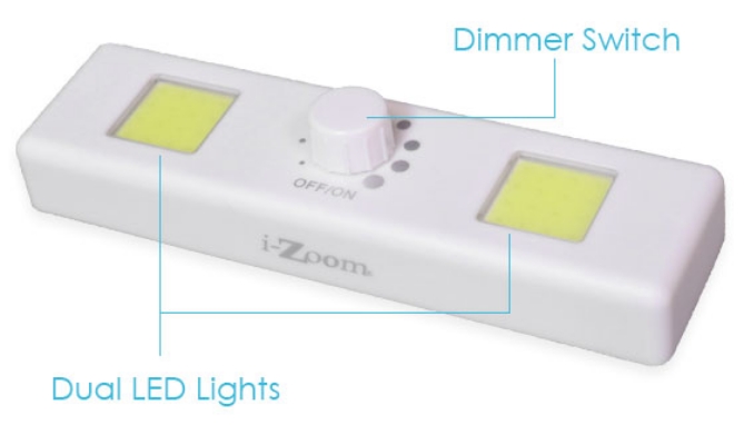 The wireless, dimmable, hang-anywhere COB <strong>Light Bars</strong> are small but powerful COB LED lamps that add versatility to your lighting options. Do you need a soft glow for the vanity over your bathroom sink, or maybe a bright, white light for your utility closet? The Dimmable Light Bars can handle it with the turn of a knob.