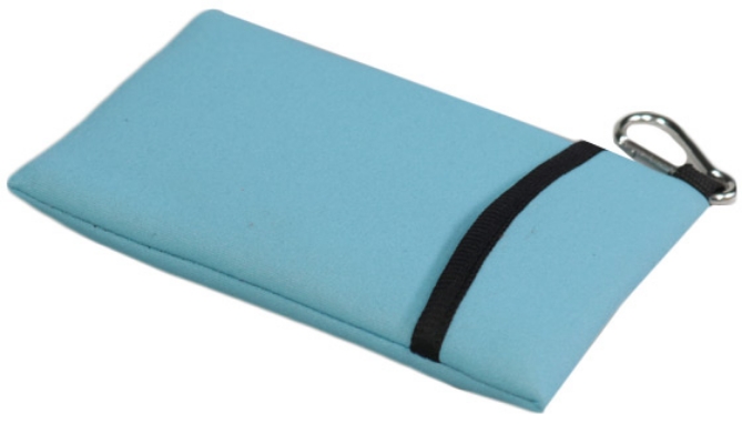 Picture 4 of Portable Tech Carrying Pouch w/ Carabiner Clip