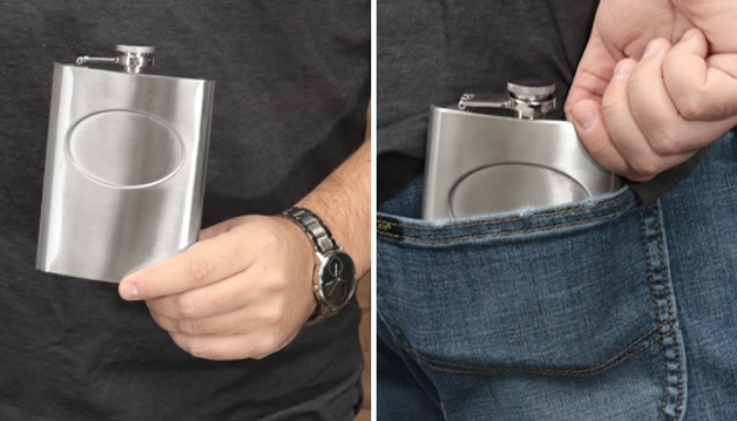 Picture 4 of Stainless Steel 8oz Flask