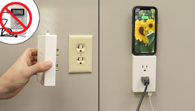 ThingCharger Power Outlet Phone Charger Combo