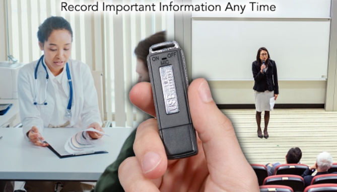 Picture 4 of USB Flash Drive Voice & Audio Recorder - 8GB
