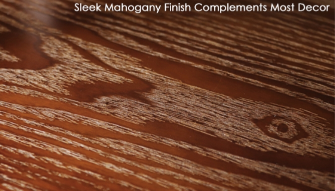 Picture 4 of Mahogany Colored Wooden Side, End and Accent Table