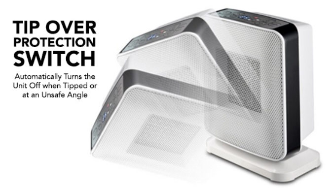 Picture 5 of Oscillating Ceramic Digital Space Heater by Sharper Image