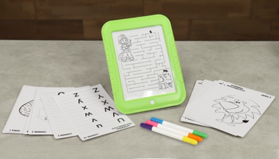 The Wonder Drawing Pad is a light up, neon, drawing tablet that you can use over and over. Kids will absolutely love these, but they're also great for To-Do lists, notes and more!