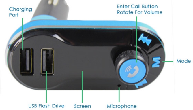 For those of you still looking for a great Bluetooth system for the car: look no further! The Wireless FM Radio Transmitter will turn any car into a BLUETOOTH<sup>&reg;</sup> music receiver for your devices.