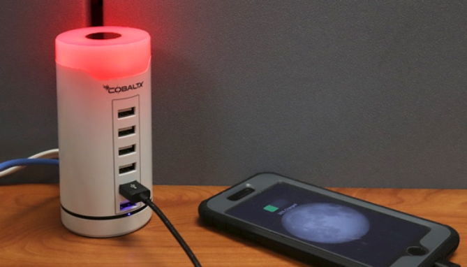 This Charging Station offers 6 USB ports with a total of 6 Amps of power output. You can charge multiple devices at once, including iPads and Tablets. But that's not all this handy desktop unit can do.