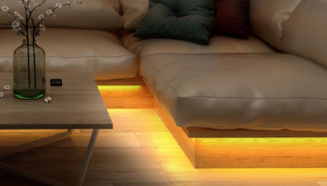 Picture 5 of Indoor and Outdoor Multi-Color LED Heavy Duty Light Strip with Remote - 16ft