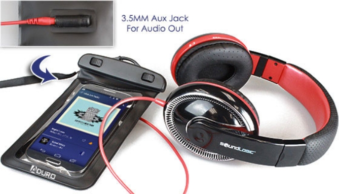 Picture 4 of Universal Smartphone Waterproof Bag with Lanyard