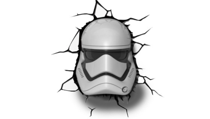 Picture 4 of Star Wars 3DLightFX Wall-Mounted Nightlights