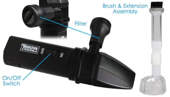 Picture 8 of Viatek Cordless Battery Powered Pocket Vacuum Pro