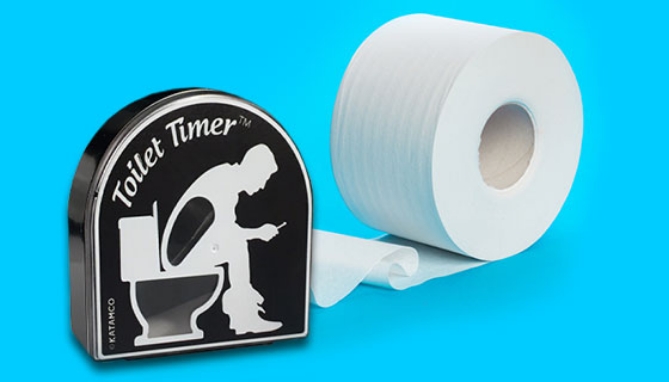 Picture 4 of 5 Minute Toilet Timer for Poo-Crastinators
