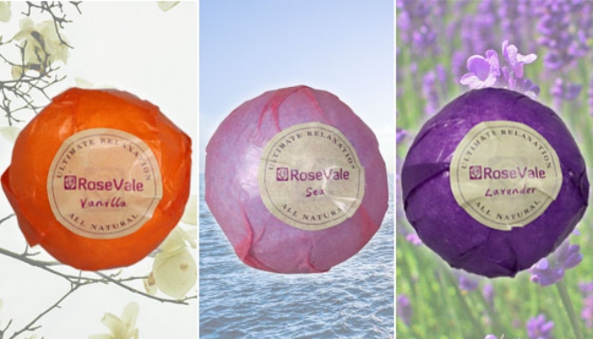 Picture 4 of RoseVale Spa Gift Set: 6 Bath Bombs & 6 Candles