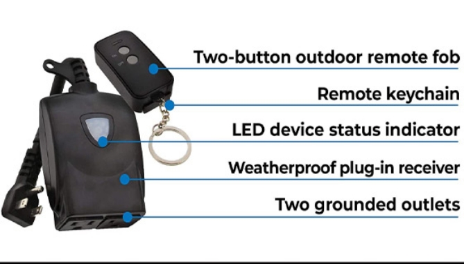 Outdoor Remote Control Twin Power