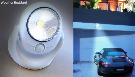 New & Improved, this versatile, fully-adjustable COB LED Light is not only motion-activated, but also features a light sensor. It only turns on at night when you need it!