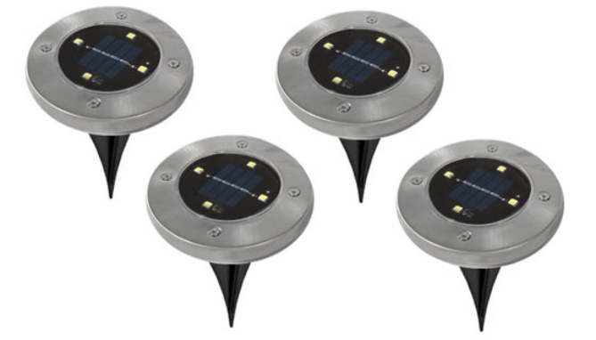 Picture 4 of LED Solar Pathway Lights - Set of 4