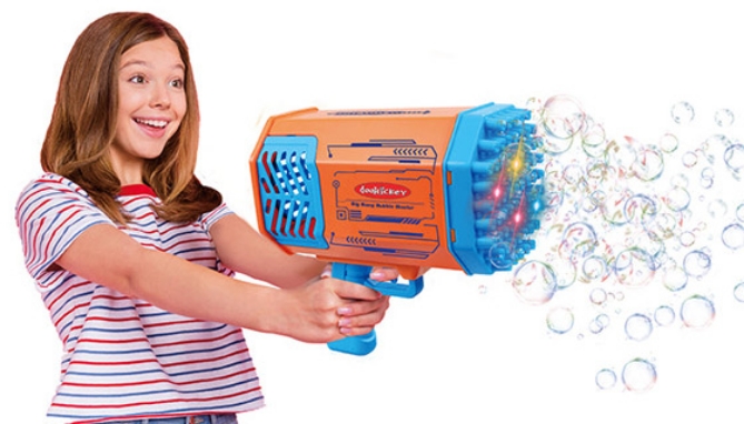 Picture 4 of Big Bang Bubble Blaster With Color Lights