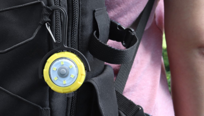 Picture 5 of 360 Swivel Carabiner Lights 2-Pack - Robust and Bright!