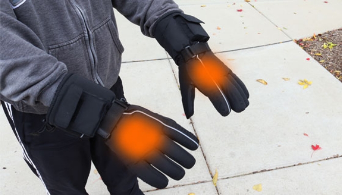 Picture 4 of Battery Operated Heated Gloves - Unisex