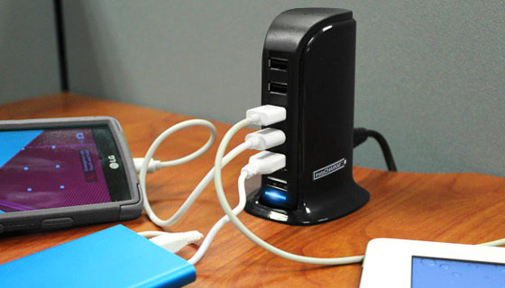 6 Port InstaCharge USB Tower - PulseTV