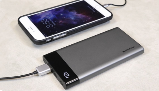 This is the slimmest, most portable power bank we've ever sold with a whopping 10,000mAh battery capacity. Power any iPhone, iPad, Android, eReader, speaker, rechargeable headphones, all on a single charge of this high-capacity battery!