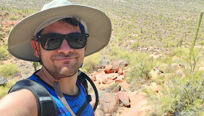 Picture 6 of The Original Chilly Hat - With Evaporative Cooling Liner and Reflective UV Brim