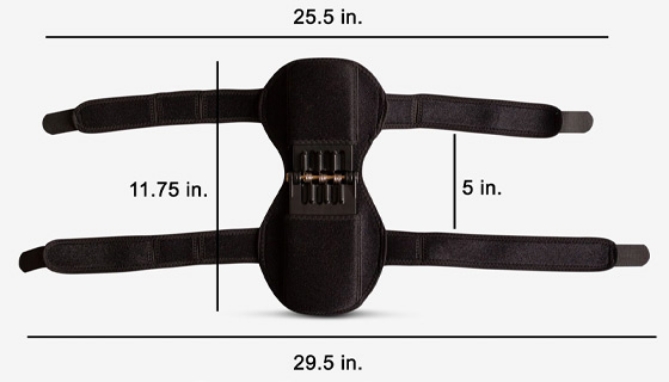 Spring Powered Knee Support w/ Powerful Rebound Spring Force