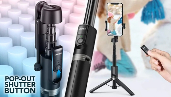 Throw out your old selfie sticks - it's time for a major upgrade! We're calling this the ultimate selfie for all the extra bells and whistles it has.