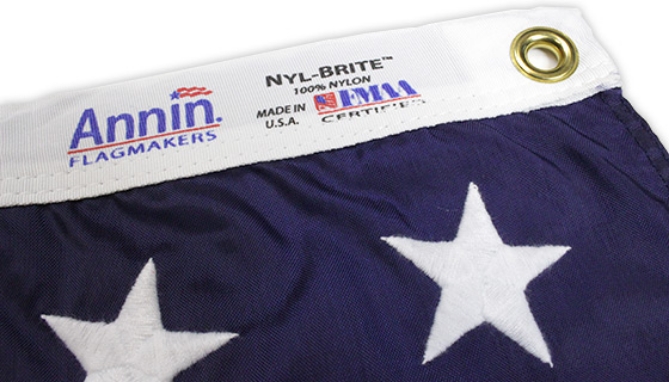 Here is the most affordable TOP QUALITY embroidered and stitched, made in America,  American Flag available.