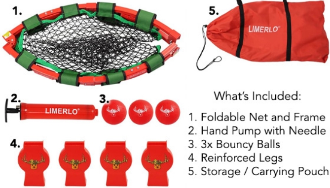 Picture 4 of Deluxe Spike Battle Game Set with Carrying Case