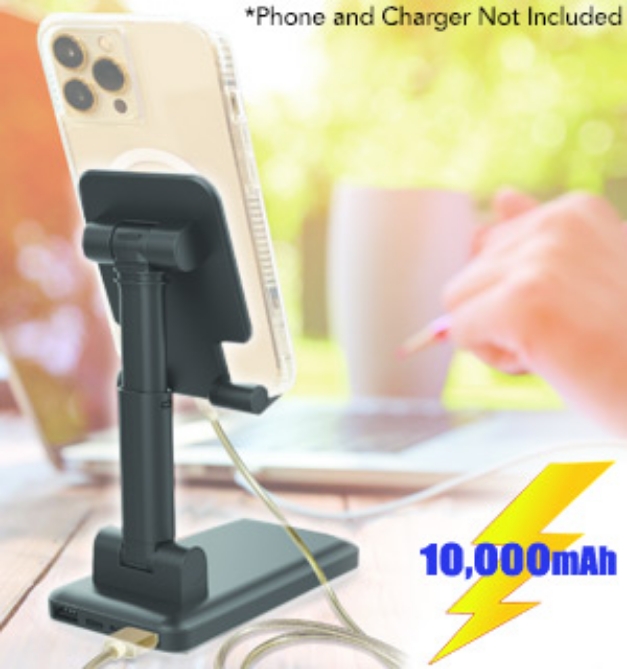 Picture 1 of 10,000mAh Power Bank and Phone Stand