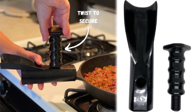 Pan Buddy Handle: Makes Lifting Heavy Cookware Easier