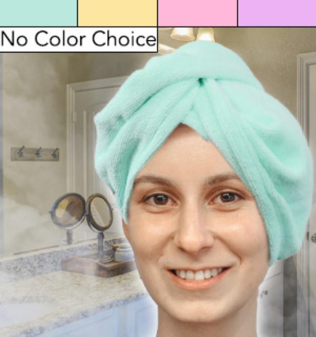 Picture 1 of Microfiber Twist Hair Turban by Spa Savvy