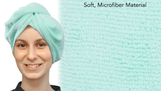 Microfiber Twist Hair Turban by Spa Savvy