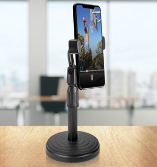 Picture 1 of Adjustable Desktop Microphone Style Phone Mount