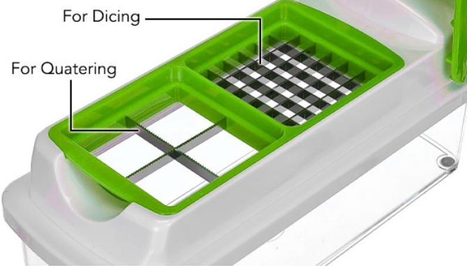 Picture 2 of The Nicer Dicer Smart Veggie Chopper