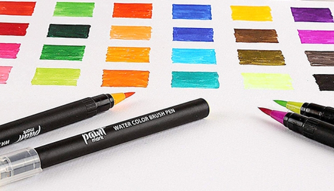 Picture 5 of Watercolor Brush Pen Set of 24