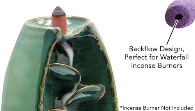 Picture 3 of Assorted Backflow Incense Cones 100 Pack Refills
