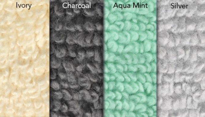 Picture 2 of 6 Pc Zero Twist Egyptian Cotton Towel Set