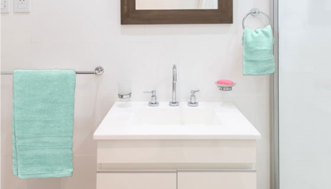 Picture 3 of 6 Pc Zero Twist Egyptian Cotton Towel Set