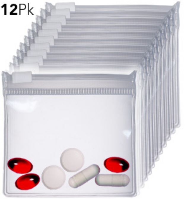 Picture 1 of On The Go Pill Pouches - 12pk